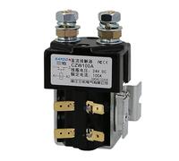 XOTJMOZR Contacteur CC 100 A CZW100A ZJW100A SW80 Relais d'alimentation 12 V 24 V 36 V 48 V 60 V 72 V (tension de bobine 120 V CC)