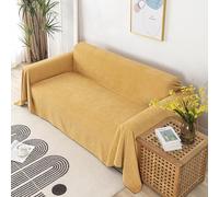 xotoa Housse de canapé imperméable en Nylon, Housse de Meuble épaisse Anti-Rayures de Chat for 1 à 3 Places, adaptée à Toutes Les Saisons(C,180 * 280cm)