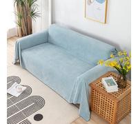 xotoa Housse de canapé imperméable en Nylon, Housse de Meuble épaisse Anti-Rayures de Chat for 1 à 3 Places, adaptée à Toutes Les Saisons(B,180 * 130cm)