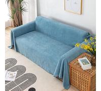 xotoa Housse de canapé imperméable en Nylon, Housse de Meuble épaisse Anti-Rayures de Chat for 1 à 3 Places, adaptée à Toutes Les Saisons(A,180 * 150cm)