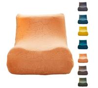 xotoa Housse de canapé Lazy Floor - Salon près de la cheminée, Jacquard Extensible, Anti-Rayures for Chambre à Coucher(Orange)