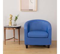 xotoa Housse Extensible et rembourrée for Fauteuil Club - Résistante à l'eau et à l'huile, for Divers lieux(Blue 1)