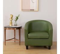 xotoa Housse Extensible et rembourrée for Fauteuil Club - Résistante à l'eau et à l'huile, for Divers lieux(Green 1)