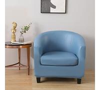 xotoa Housse Extensible et rembourrée for Fauteuil Club - Résistante à l'eau et à l'huile, for Divers lieux(Blue)