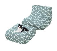 xotoa Housse imprimée for Fauteuil de Sol Lazy Floor - Ensemble Complet, Protection intégrale du mobilier(4)