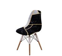 xotoa Housses de Chaise de Salle à Manger élastiques de Forme Ovale, de Taille Universelle, au Design Simple et élégant(Space-Time,4PCS)