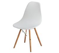 xotoa Housses de Chaise de Salle à Manger élastiques de Forme Ovale, de Taille Universelle, au Design Simple et élégant(White,4PCS)