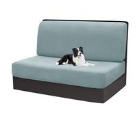 xotoa Housses de Coussins de Camping-Car - Polyester - Spandex, Antidérapantes, Housses de siège de Rechange(Light Blue,1pcs)