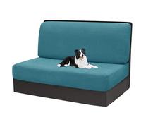 xotoa Housses de Coussins de Camping-Car - Polyester - Spandex, Antidérapantes, Housses de siège de Rechange(Blue,1pcs)