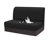 xotoa Housses de Coussins de Camping-Car - Polyester - Spandex, Antidérapantes, Housses de siège de Rechange(Black,1pcs)