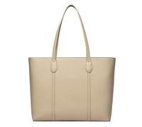 xotoa Sac fourre-tout grande capacité for femme; sac à main rectangulaire vertical élégant et minimaliste(Off white)