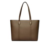 xotoa Sac fourre-tout grande capacité for femme; sac à main rectangulaire vertical élégant et minimaliste(Khaki)