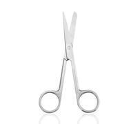 XOUDKE Ciseaux d'infirmière en acier inoxydable brossé autoclavables 14 cm, Ciseaux de soins infirmiers pour bandage professionnel à bout Rome