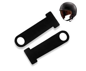 XOUDKE Extension de Verrouillage de Casque | Sangle de Casque d-Ring Serrure en ier Inoxydable Moto Scooter Universel Motard pour (Noir) Motorcycle Helmet Lock Motorcycle Helmet Lock Extension