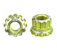 XOUX AX-A BMX Axle Nuts 10MM, Green