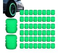 xowwyue Bouchons De Valve pour Pneus - 50 Pièces Bouchons dans Le Noir | Capsules De Tige De Valve pour Pneus | pour Automobile, Conduite, Nuit, Extérieur, Garage, Sport, Roues, Motos, Vélos