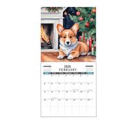xowwyue Calendrier Chat | Planificateur Créatif Mignon | Calendrier Mural Chiens Et Chats,Pour Planifier L Étude La Maison Le Lieu De Travail Le Bureau La Famille L Organisation De Table L École Et