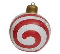 xowwyue Décorations de Noël Gonflables - 61 cm Grand Décor Gonflable en PVC - Boules Décoratives Saisonnières à Gonfler | pour l'hiver la Véranda Le Jardin la Cour l'Extérieur Noël et la Saison