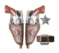 xowwyue Étui Western - Accessoire Cowboy Pistolet Déguisement Fête Western,Accessoires De Cosplay Halloween pour Femmes Et Hommes Shérif Collectionneurs Passionnés Cuisse Jeu De Rôle Événements