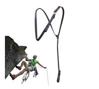 xowwyue Harnais d'Escalade - Sangle d'Épaules pour Alpinisme - Harnais Thoracique Antidérapant à Déclenchement Rapide pour Travaux en Hauteur, Escalade, Toiture et Randonnée Alpine