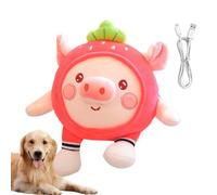 xowwyue Jouets en Peluche pour Chiens | Criard Rechargeable par USB,Jouets pour Garder Le Chiot Occupé,pour La Détente, L'Entraînement, l'exercice, Le Jeu en Extérieur Et Intérieur, Le Renforcement