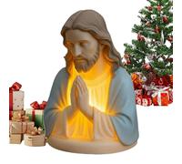 xowwyue Lampe De Table Dévotionnelle Vierge Marie,Figurine Élégante en Résine avec Protection Douce pour les Yeux - Lampe de Prière Vierge Marie - pour Maison Chambre Bureau Jardin Thanksgiving