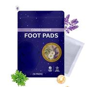 xowwyue Lot de 10 paires de coussinets nettoyants en profondeur pour les pieds - Autocollant de contrôle des odeurs - Pour homme et femme - Pour adultes et personnes âgées - Nuit à la maison