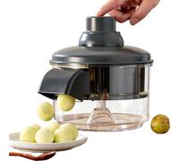 xowwyue Machine À Éplucher Automatique - Petite Machine à Éplucher Électrique Automatique - Outil Pour L'Ail Et La Tomate | Pour Maison Cuisine Appartement Fête Pique-nique Camping Barbecue