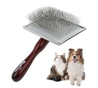 xowwyue Peigne de toilettage pour chien, peigne de toilettage pour chat | Peigne à brosse pour chien pour la perte | Outil de toilettage pour animaux de compagnie, brosse propre et emmêlée pour chiens