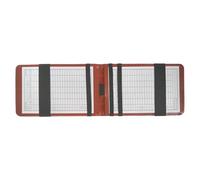 xowwyue Porte-Carte de Score de Golf - Affichage des Scores en Simili Cuir - Bloc-Notes Porte-Cartes de Golf | pour Pratique Compétition Club Sportif Maison Jardin