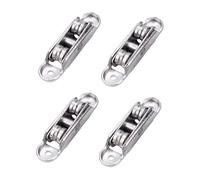 xowwyue Poulie pour Fenêtre Coulissante | 4 Pièces Poulie De Portail Coulissant - Accessoires pour Chambre Balcon Salon Cuisine Bureau