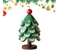 xowwyue sous-Verres en Forme d'arbre,Set De Table en Bois,sous-Verre pour Plats Chauds | pour Plats Chauds de Noël Casseroles Poêles Bols Café Théière Plan de Travail