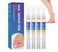 xowwyue Stylo Réparateur d'Ongles - Stylo Hydratant de Renouvellement des Ongles en 4 Pièces,Applicateur de Rénovation pour Renforcement Accessoires Voyage Maison Salon Passionnés Manucure