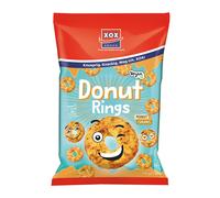 XOX Donut Rings Maïs Cacahuètes Snack saveur sel et caramel 110g
