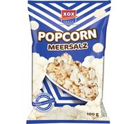 XOX Popcorn sel de mer classique salé croustillant léger au goût 100g