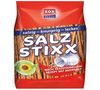 XOX Salz Stixx Biscuits à la saumure avec sel marin croustillant 250g