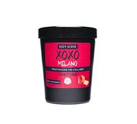 XOXO | Gommage corporel exfoliant poils incarnés | Purifiant anti-cellulite | Enrichi en beurre de karité | Vegan NO SLS NO Parabens | Pour tous les types de peau 1 x 250 g (Panettone)