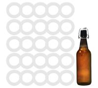 XOXVURI 25 Pièces Rondelle De Joints En Caoutchouc De Silicone Pour Balançoire Joint De Bouteille De Bière Pivotantes Joint De Bouteille Étanches Compatible Avec Grolsch Scellage De Bouteille Bière