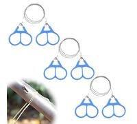 XOXVURI 3 Pcs Scie À Fil En Acier Inoxydable Scie Fil 55 Cm Tronçonneuse De Poche Tube Pvc Mini Extérieure Manuelle Facile À Ranger Câble Outil De Scie Kit Pour L'Extérieur Le Camping Randonnée