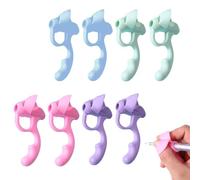 XOXVURI 8 Pièces Guide Doigts Ecriture Enfant Guide Doigt En Silicone Ergonomique Aide Ecriture Enfant Pour Droitier Gaucher Embout Crayon Pencil Grip Pour Enfants Maternelle Et Adulte