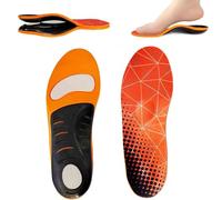 XOYHFQ Orthoflexx Arch Support Orthotics, Orthoflexx High Arch Support Orthotics, High Arch Support Insoles Upgraded Version, Plantar Fasciitis Arch Support Insoles Inserts Women Men (1pairs,M)