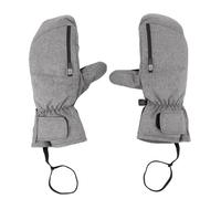 XoYixoYi 1 paire de moufles de ski étanches grises pour écran tactile chaud et snowboard avec 5 doigts pour activités de plein air (L)