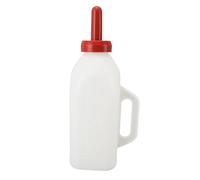 XOYIXOYI Biberon pour mollet, design épais pour une prise en main étanche et antidérapante, tétine en silicone pour une succion fluide, avec poignée pour l'alimentation des pâturages, construction en