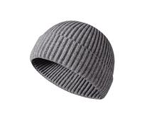 XoYixoYi Bonnet de ski d'hiver pour hommes et femmes, bonnet tricoté extensible confortable, tenue décontractée pour jeune, accessoire unisexe pour temps froid, (gris)