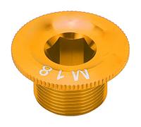 XOYIXOYI Boulon de bras de manivelle, pour M590 M596 M661 SLX XT Hollowtech II, alliage d'aluminium usiné CNC, résistant à la poussière et à l'eau, avec schéma d'installation et (Or)