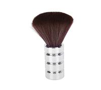 XOYIXOYI Brosse de barbier professionnelle pour coiffeur, plumeau pour le cou à poils fins, doux et respectueux de la peau, poignée galvanisée dorée, laine de nylon anti-chute, design ergonomique