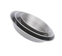 XOYIXOYI Camping Plate pour les aventures en plein air, léger, durable, empilable, écologique, réutilisable, passe au lave-vaisselle, trois tailles (3 pièces)