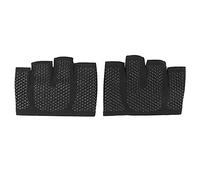 XOYIXOYI Gants de fitness, demi-doigt respirant et antidérapant pour la musculation, les tractions, l'aviron, les soulevés de terre, support de poignet réglable, double couture (M)