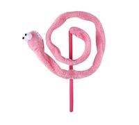 XOYIXOYI Jouet pour chat en forme de serpent 3 couleurs (rose)