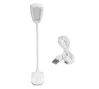 XOYIXOYI Lampe à pince USB Rechargeable 3 vitesses tactile pliable Flexible col de cygne pince LED lampe de Table dortoir lampe de lecture